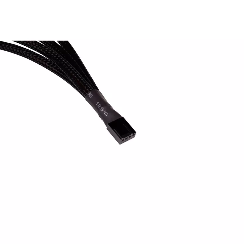 Alphacool 18683 - cabo divisor RGB - plástico - preto - 4 pinos - 300 mm - 1 unid.