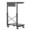 Suporte móvel para CPU com prateleira NanoRS, máx. 80 kg, altura ajustável 550–850 mm, RS430