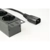 Unidade de distribuição de energia GEMBIRD EG-PDU-014-C14, 8 saídas AC, entrada C14, cabo de 3 m, 1U, 3680 W, 10 A, alumínio, preto