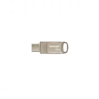 Pen drive PATRIOT PS128GT560DS5D 128 GB USB 3.2 (USB-A / USB-C) Swivel liga de zinco prateado