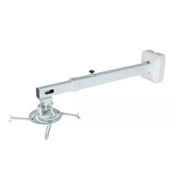 Suporte de parede AVTEK WallMount Next 1200 — aço, branco, telescópico, rotação 360°, inclinação ±42°, carga máxima 20 kg