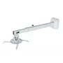 Suporte de parede AVTEK WallMount Next 1200 — aço, branco, telescópico, rotação 360°, inclinação ±42°, carga máxima 20 kg