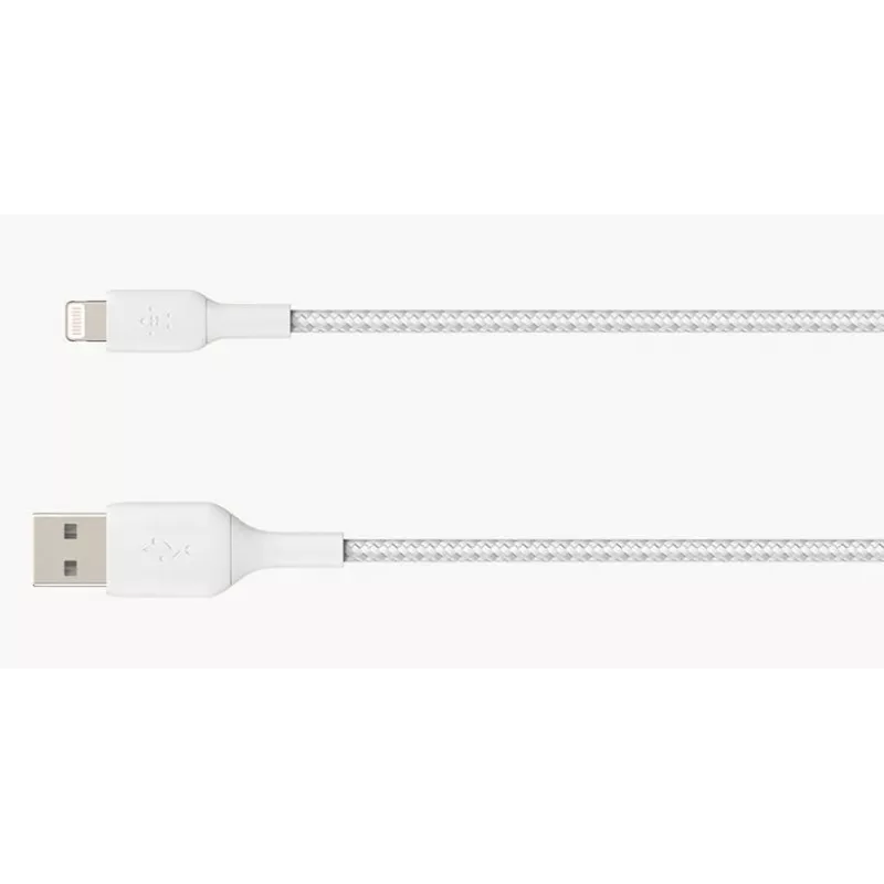 Belkin BOOST CHARGE - Cabo Lightning - Lightning macho para USB macho - 3 m - branco - para Apple iPad/iPhone/iPod (Lightning)