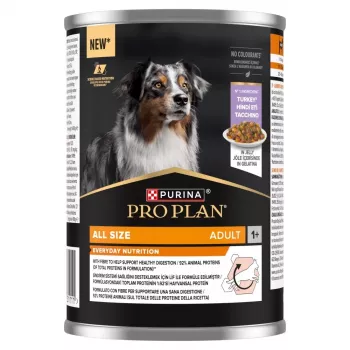PURINA Pro Plan Everyday nutrition todas as raças adulto peru em geleia - comida húmida para cães - 400g
