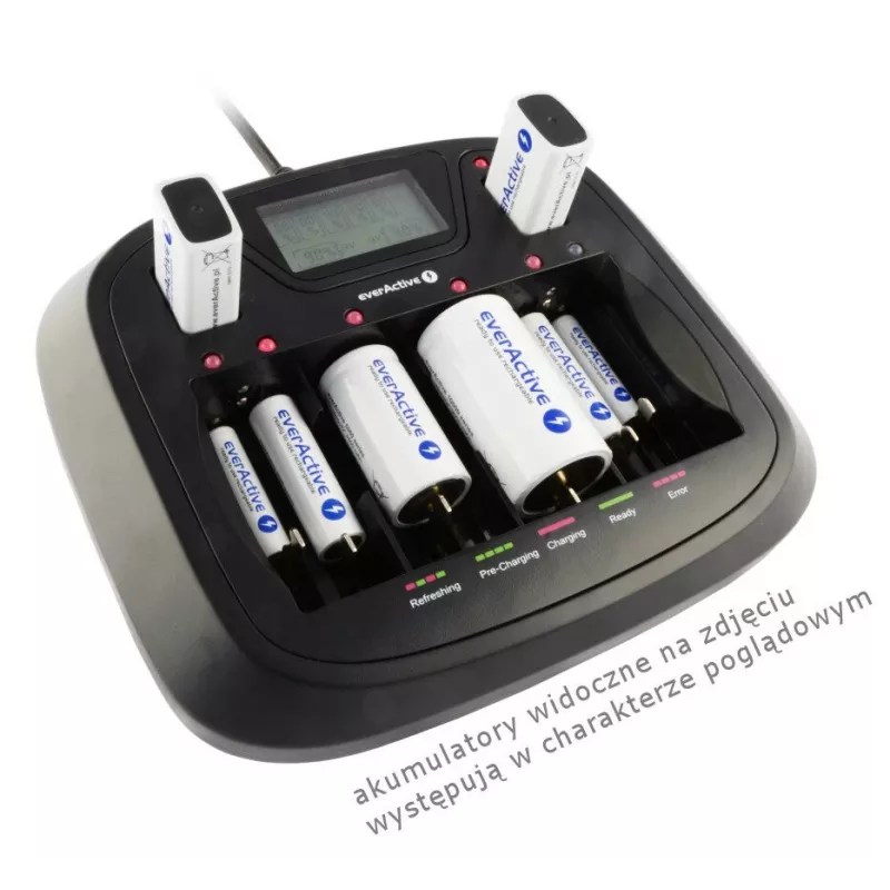 everActive NC-900U carregador de pilhas universal