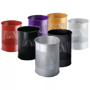 Durable 3310-23 poliéster aço prateado diâmetro 26 cm altura 315 mm