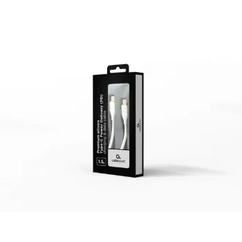 Cabo USB GEMBIRD CC-USB2S-CMCM-1.5M-W, 1,5 m