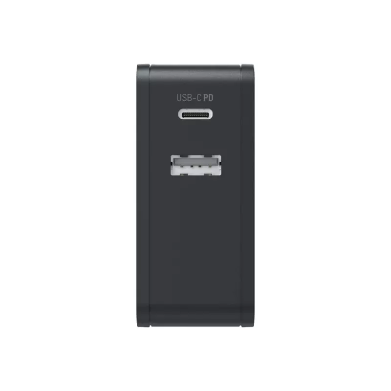 ANSMANN 247PD - fonte de alimentação - 45 Watt - 4700 mA - PD, QC 3.0 - 2 portas de saída (USB, USB-C) - preto (1001-0095)