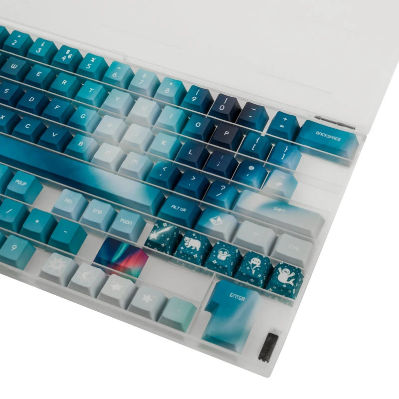Conjunto de teclas Traitors AURORA GAKC-270 — layout UK — teclas compatíveis com teclados mecânicos