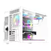 Caixa de computador DarkFlash B275 PRO (branca) com 6 ventoinhas