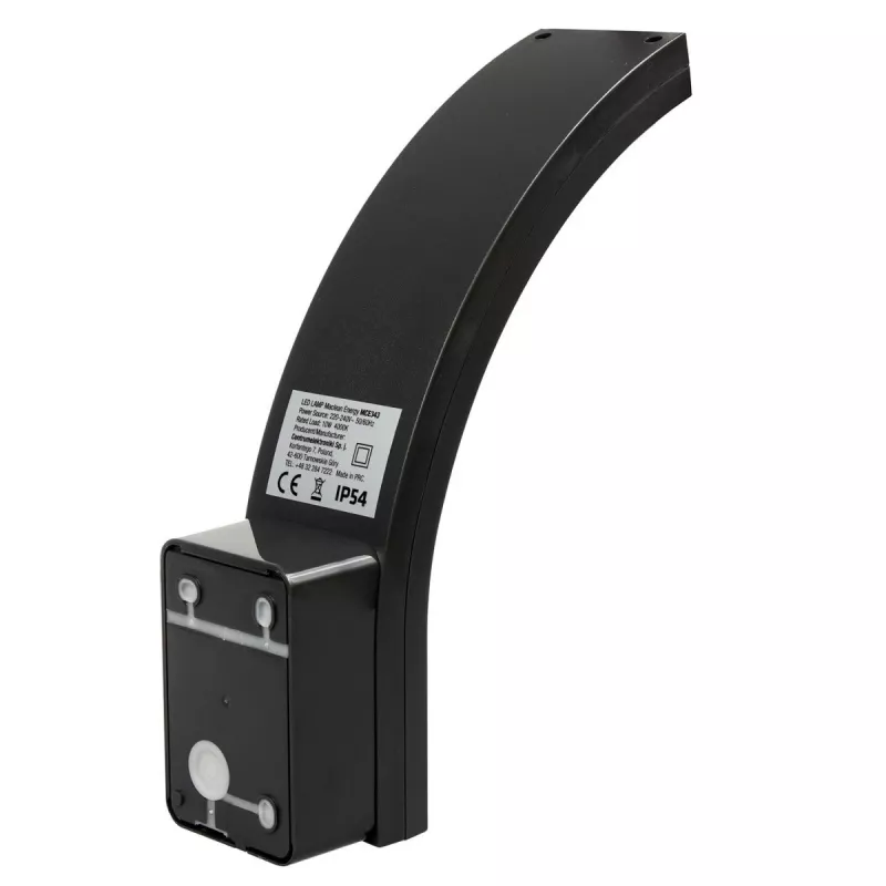 Candeeiro de parede MACLEAN MCE343 LED design moderno, candeeiro para fachadas exteriores, Modelo MCE343 B