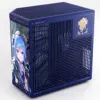 Caixa de computador HYTE Y70 Hoshimachi Suisei azul vidro temperado — caixa Mid-Tower ATX com painéis de vidro temperado