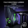 Cadeira gaming Razer Iskur V2 assento acolchoado preto