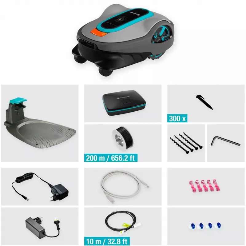 Robô corta-relvas Gardena smart SILENO life