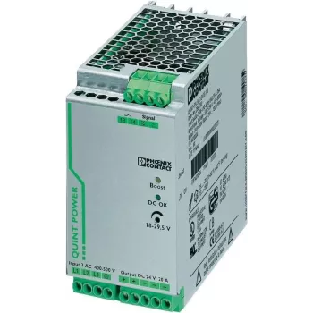 Fonte de alimentação PHOENIX-CONTACT QUINT-PS/3AC/24DC/20 480 W, entrada 320–575 V AC, saída 24 V DC