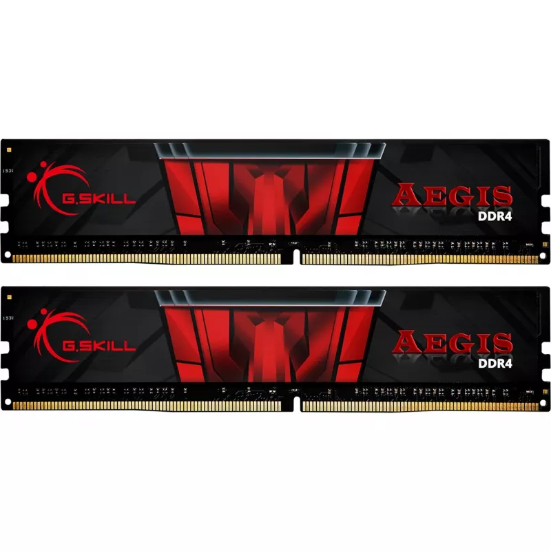 Memória RAM de secretária DIMM G.SKILL DDR4 16GB (2x8GB) 2666MHz PC21300, 288 pinos, CL19, XMP 2.0, sem buffer, dissipador de calor