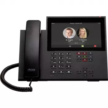 Telefone analógico Auerswald COMfortel D-600 preto