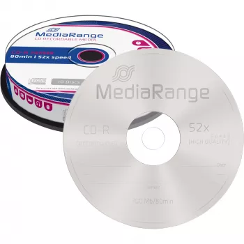 CD-R MediaRange MR214 700 MB 52x 10 unid.