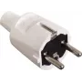 Ficha de PVC AS SCHWABE 16A, 250V versão robusta branco (62221)