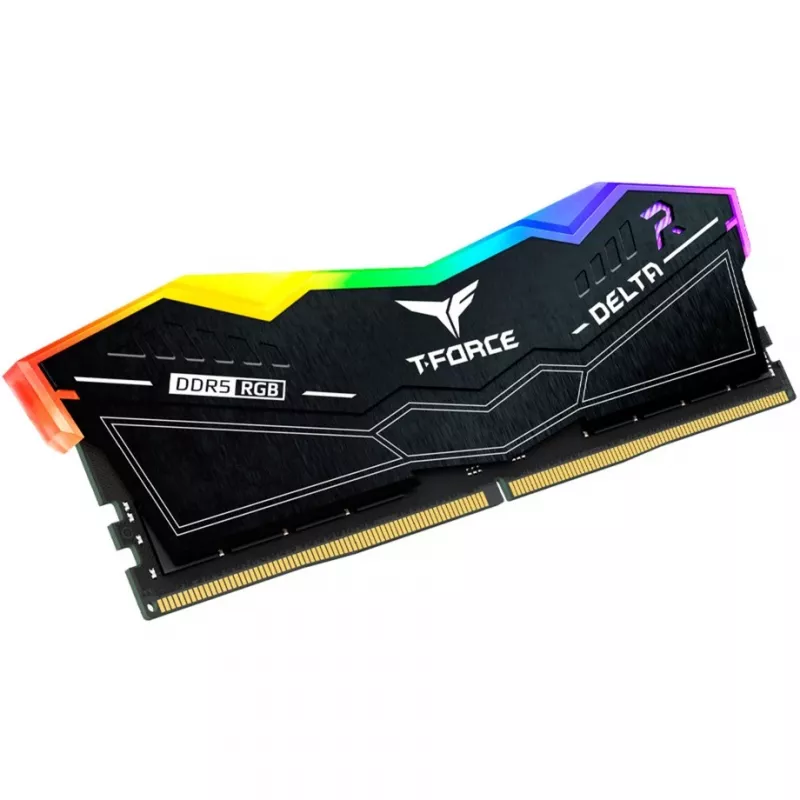 DIMM 32 GB DDR5-6400 (2x 16 GB) kit duplo, memória preta, FF3D532G6400HC32ADC01, Delta RGB, INTEL XMP, AMD EXPO