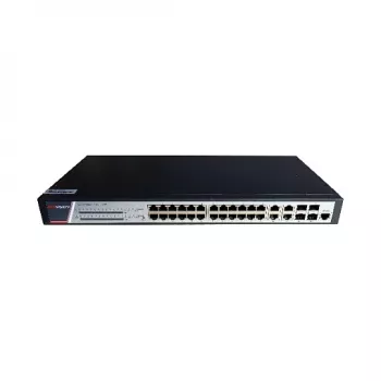 Hikvision Pro Série DS-3E2528P(B) - Switch - gerido - 24 x 10/100/1000 (PoE+)