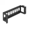 Patch panel DeLOCK 86516 preto metal montagem na parede 50mm x 41,6mm x 175mm