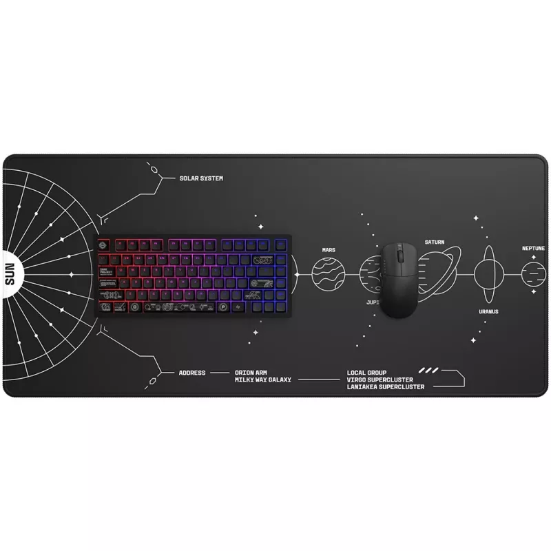 Teclado gaming Dark Project ALU81A Terra Nova, ISO, preto