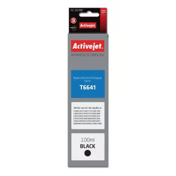 Tinta Activejet AE-664Bk (substituto para Epson T6641; Supreme; 100 ml; preto)