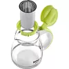Jarra de vidro Lamart LT7028 verde transparente 13 cm de diâmetro 155 mm de altura