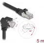 Cabo de rede DeLOCK preto 5 m Cat6 S/FTP RJ-45