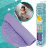 Tapete de banho antiderrapante violeta