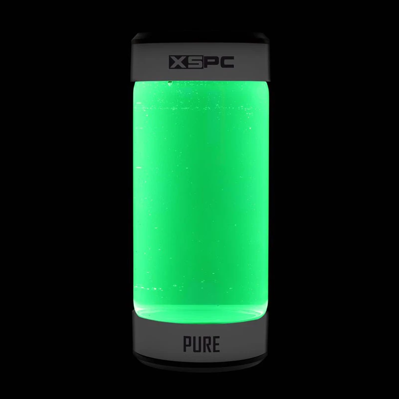 Líquido de refrigeração XSPC Pure Coolant 1 L, verde reativo a UV, para sistemas de refrigeração líquida de PC
