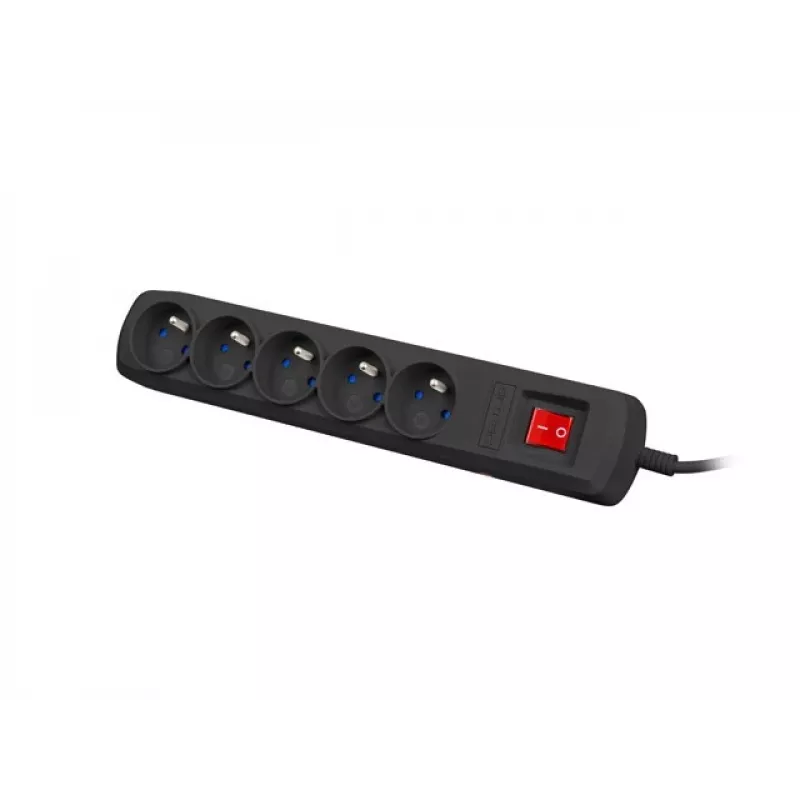 Régua de tomadas Armac ARC5 preto 5 tomadas AC 250 V 5 m