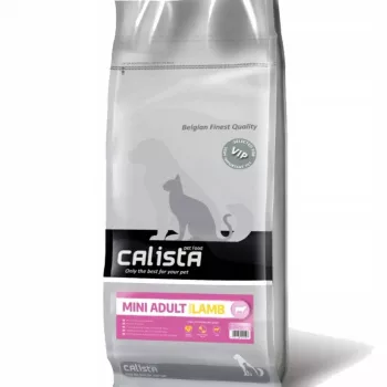 Ração seca para cães CALISTA Mini Adult Lamb 12 kg — receita para raças pequenas adultas, 26 % proteína, 14 % gordura