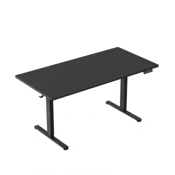 Secretária de gaming elétrica de altura ajustável Mark Adler MA-Leader 7.6 preta — 160×80 cm, 72–118 cm, máx. 70 kg