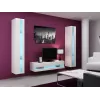 Estante Cama VIGO NEW 180/40/30 branco/branco brilhante