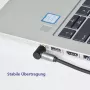 Cabo de áudio helos Premium Mini Jack macho para angular 2 m – 3,5 mm estéreo para ficha angular, 2,0 m de comprimento