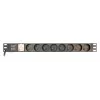 EnerGenie EG-PDU-014-F unidade de distribuição de energia para rack (8 tomadas FR, 1U, 16A, ficha Schuko, 3m, preto)
