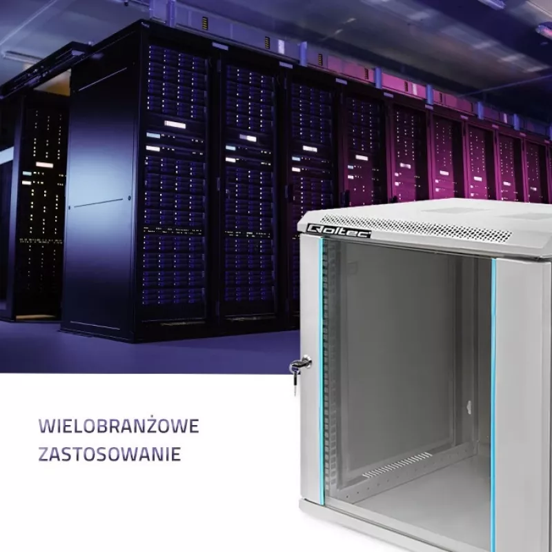 Armário RACK 19 Qoltec 54487 | 12U | 600 x 635 x 600