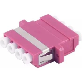 Adaptador de fibra ótica S/CONN 07-60043 LC violeta multimodo 1 unid.