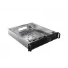 Caixa rack Lanberg SC01-5202-12B 2U preta 3 ventoinhas HDD+SSD