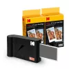 Máquina fotográfica instantânea Kodak Mini 2 Era preta — máquina fotográfica instantânea compacta, impressão a cores