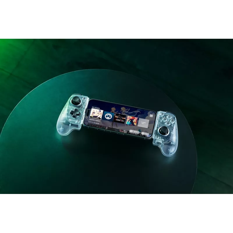 Razer Kishi V3 - Phantom White Ed. comando USB analógico Android, iOS