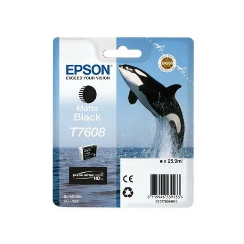 Tinteiro Epson C13T76084N10 1 unid. Original preto mate