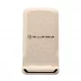Carregador sem fios Tellur TLL151311 15W, base de carregamento rápido compatível com Qi, creme