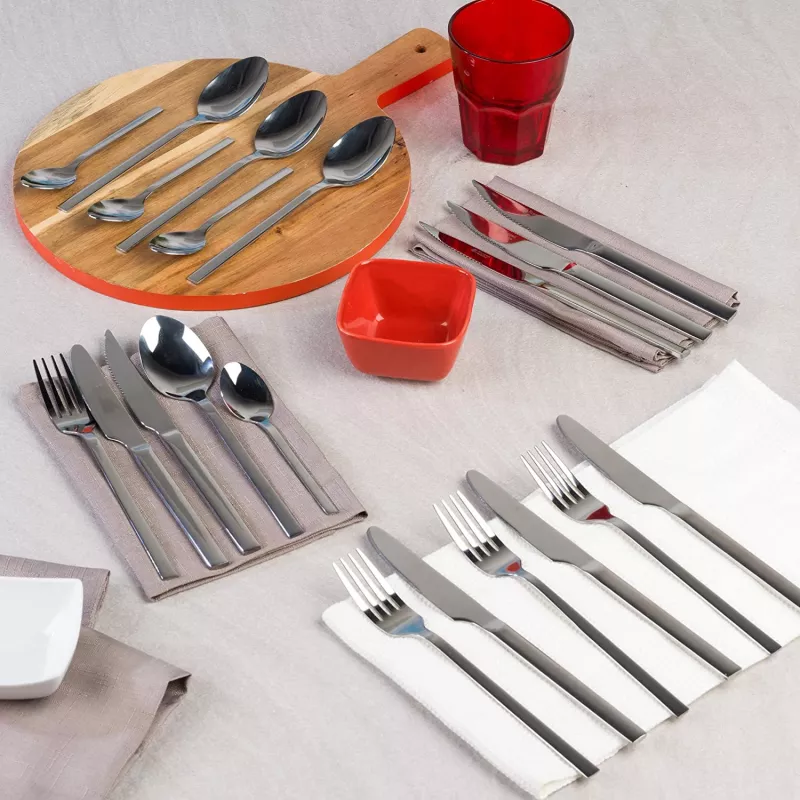 Conjunto de talheres Russell Hobbs RH00855EU — serviço de 20 peças em aço inoxidável