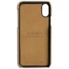 Capa Krusell Sunne 2-Karten-Cover iPhone XS Max 16,5 cm bege