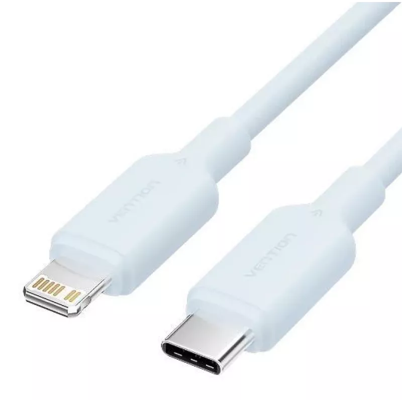 Cabo USB-C para Lightning/1M azul Laksf Vention