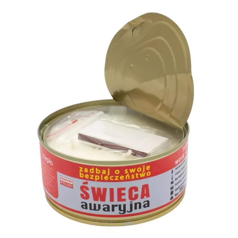 Vela de sobrevivência HASKE Pro para emergência 280g, 48h