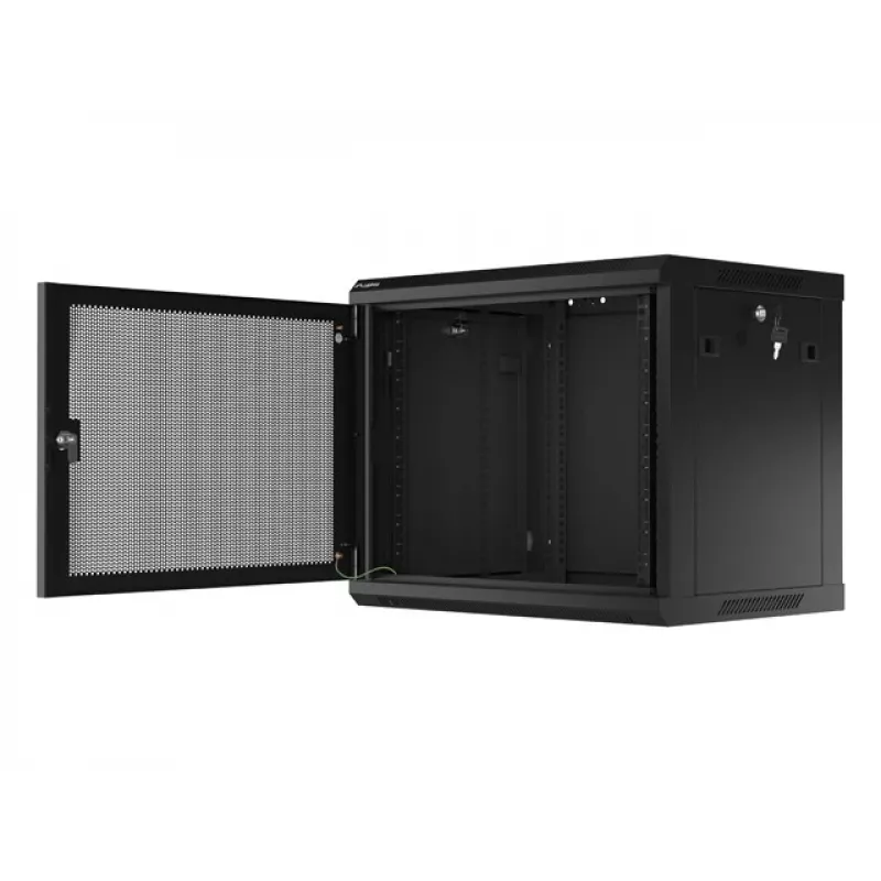 Armário de parede LANBERG WF01-6409-23B 9U, 60 kg, IP20, 600×450×512 mm, preto